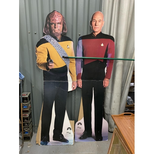 960 - Two Star Trek The Next Generation stand ups