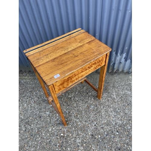 4 - A vintage school desk with lift up top 60x46x 84