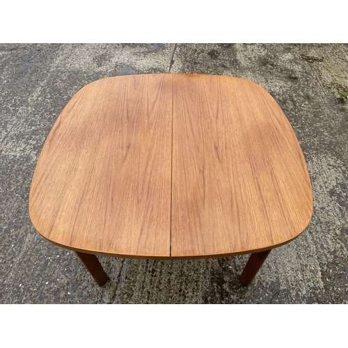 53 - A g plan teak extending dining table