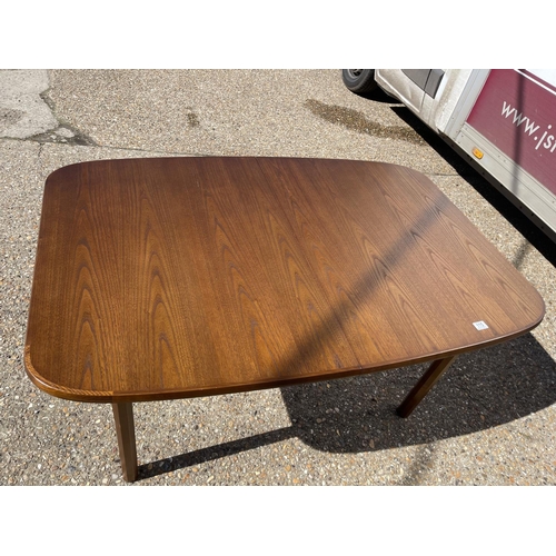 115 - A mid century g plan teak extending dining table