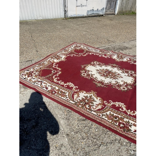 122 - A large red pattern rug 320x245