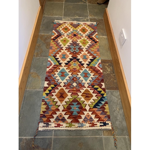 130c - Chobi Kilim Runner 148 x 62 cms