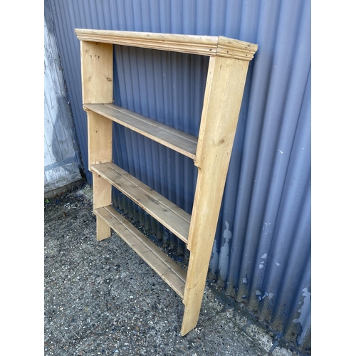 135 - A country pine wall rack 108x22x 147