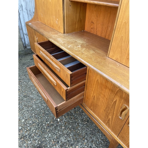 151 - A g plan fresco teak high back cocktail sideboard