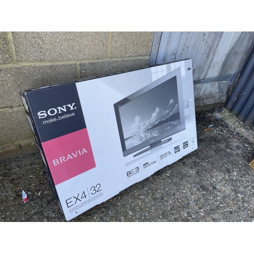 160 - SONY bravia TV, repackaged in original box