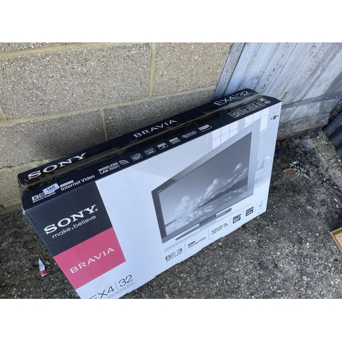 160 - SONY bravia TV, repackaged in original box