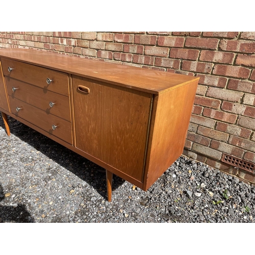 20 - A mid century teak sideboard 183x46 x 77