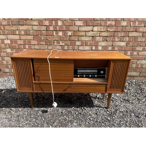 21 - A mid century teak radiogram