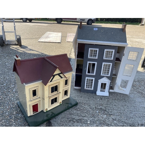 244 - Two dolls houses