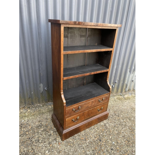 262 - A small victorian mahogany bookcase 57 x 22 x 100