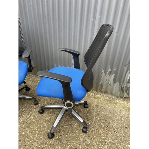 284 - Two swivel office chairs