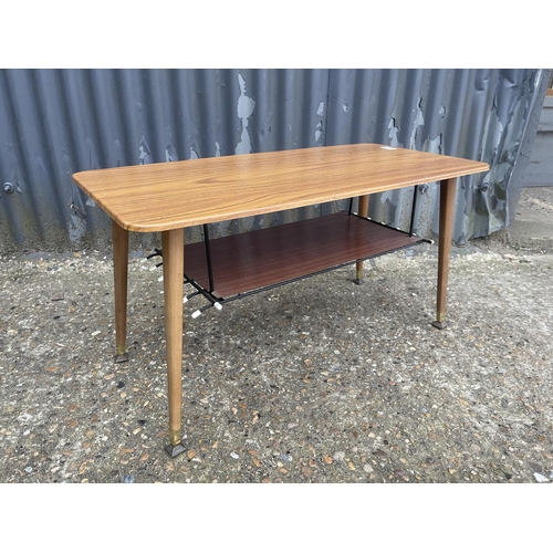350e - A retro coffee table with shelf