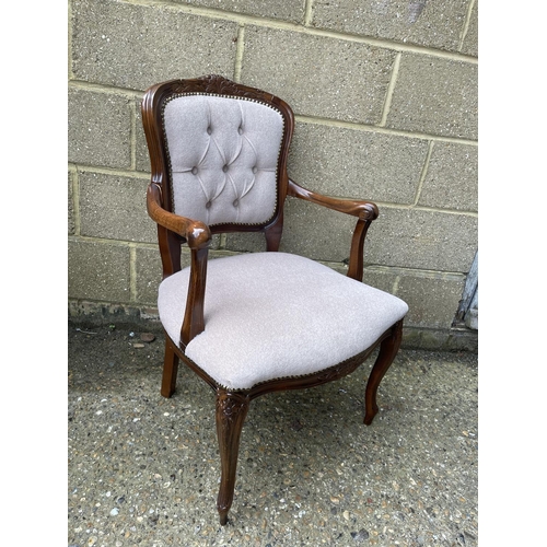 376 - A french style Elbow chair