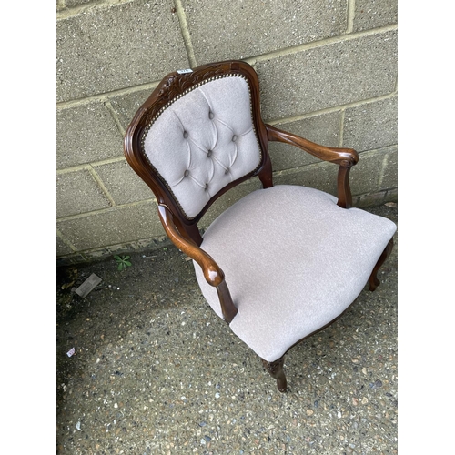 376 - A french style Elbow chair