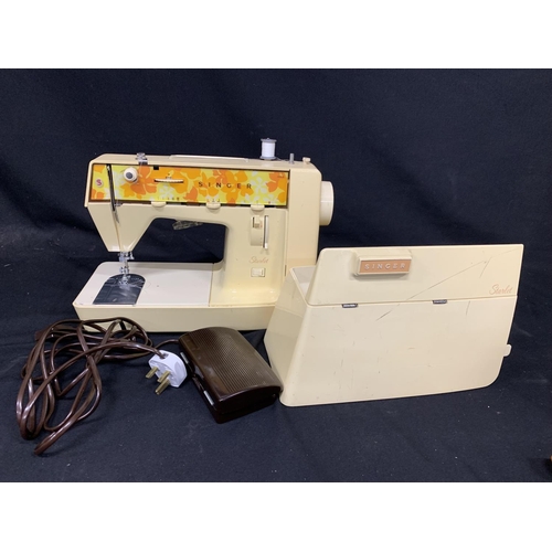 610 - Singer Starlett Electric Sewing Machine with lead and foot pedal