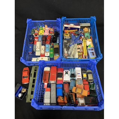 613 - 3 trays of Die cast models