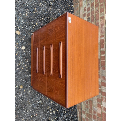 74 - A g plan fresco teak chest of four drawers