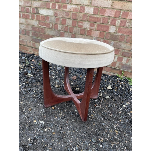 78 - A g plan teak fresco dressing table stool