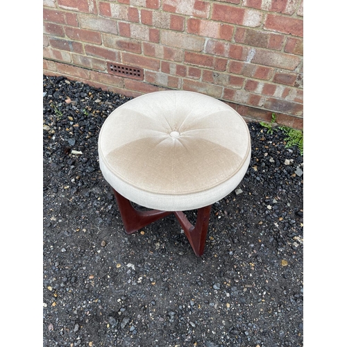 78 - A g plan teak fresco dressing table stool