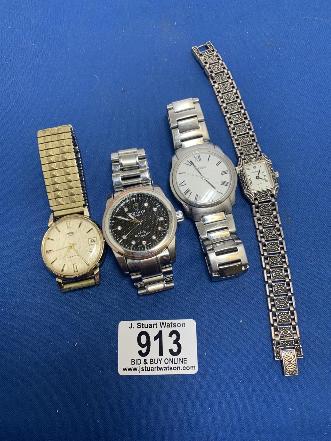 Vintage Smiths Gents watch and three others