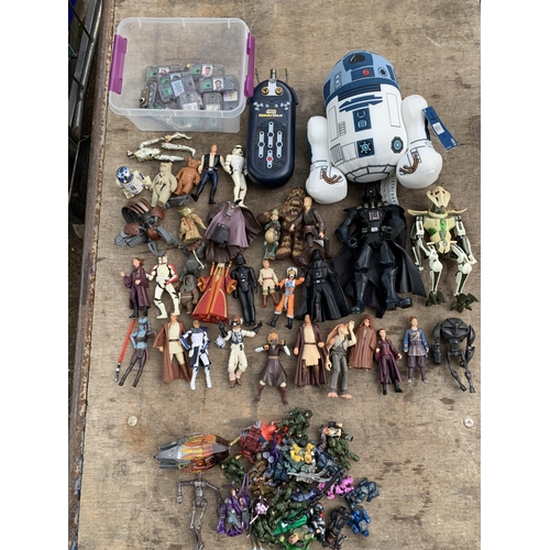 972 - Star Wars figures approx 30 and group of miniature figures