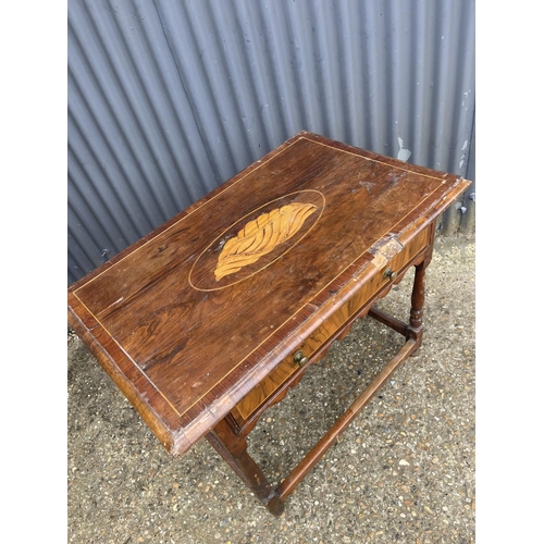 212 - A Georgian single drawer table for restoration 93x60x78