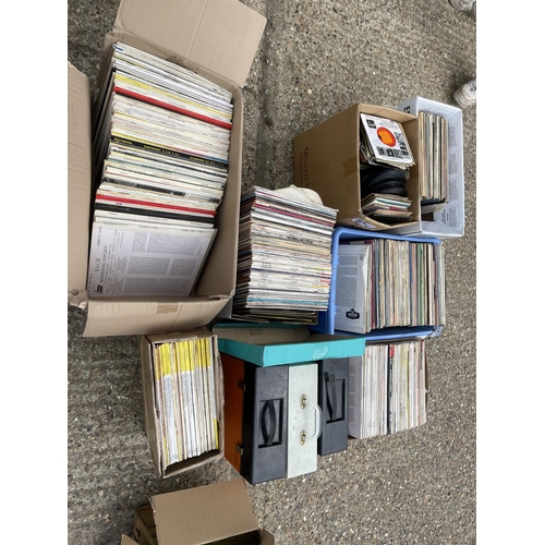 171 - Seven boxes and three cases of assorted records