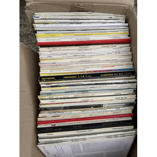 171 - Seven boxes and three cases of assorted records