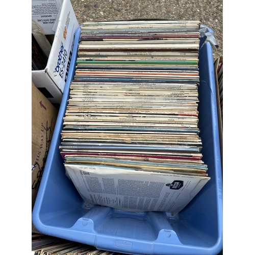 171 - Seven boxes and three cases of assorted records