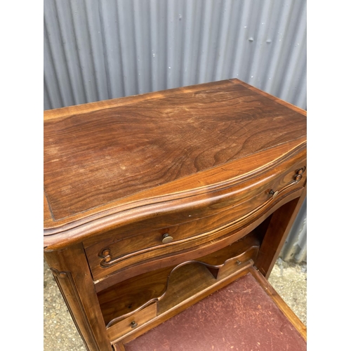 23 - A continental hardwood bureau cabinet 70x40x130