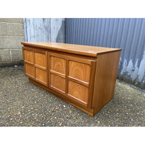 257 - A Nathan teak two door base unit