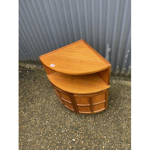 258 - A Nathan teak corner base unit