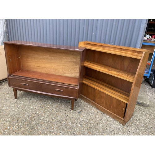 29 - Two mid century teak bookcases,