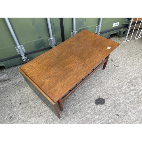 372 - A g plan teak mid century drop leaf coffee table