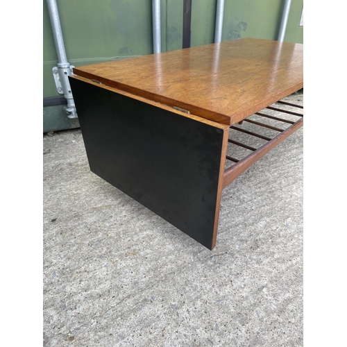 372 - A g plan teak mid century drop leaf coffee table