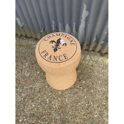 39 - A huge champagne cork seat 50cm tall