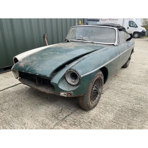 400 - CBG816C - MGB convertible for restoration. Many original parts, garage stored for some 25 years prio... 