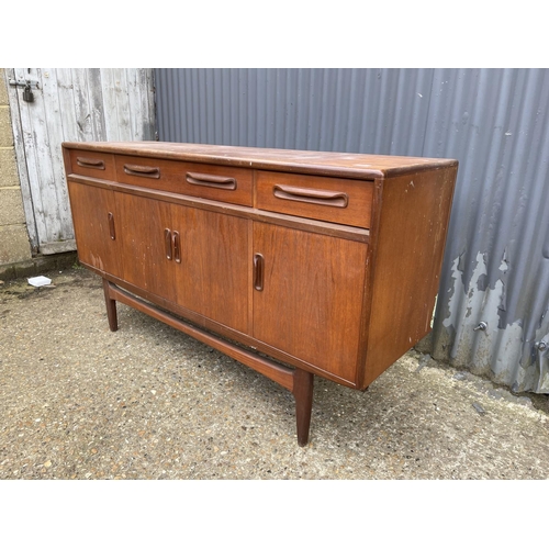 44 - A g plan fresco three drawer sideboard for refurbishment