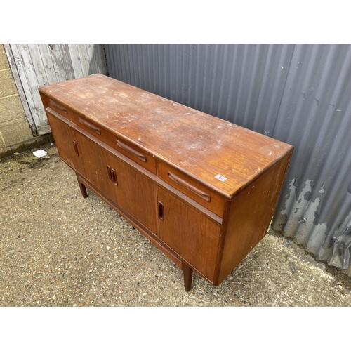 44 - A g plan fresco three drawer sideboard for refurbishment