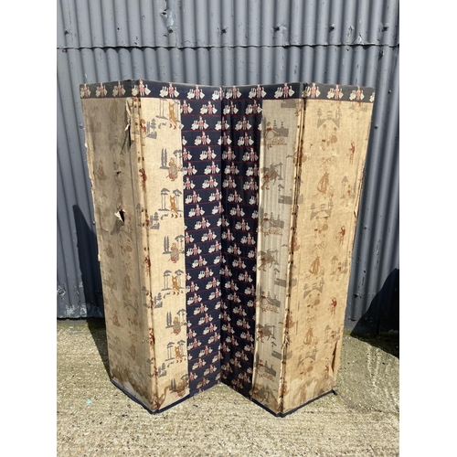 104 - A four section folding screen