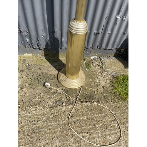 108 - A metal street lamp style floor lamp