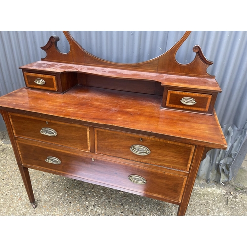 44 - An edwardian mahogany dressing chest