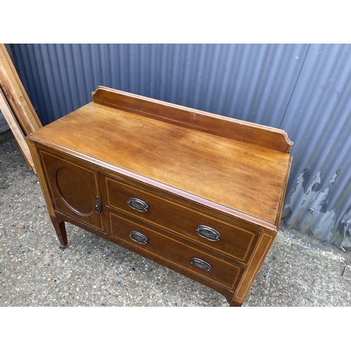 45 - Edwardian mahogany washstand / chest