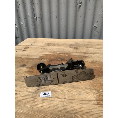 465 - Early Stanley 113 Compass plane, type 1, with sidewheel adjuster- original iron , rule and level co.... 