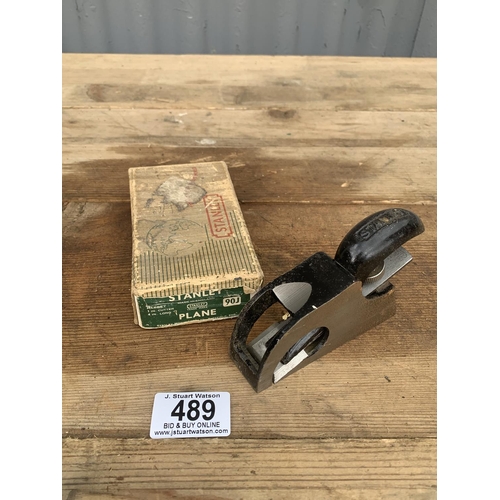 489 - Boxed Stanley 90j Rabbit plane