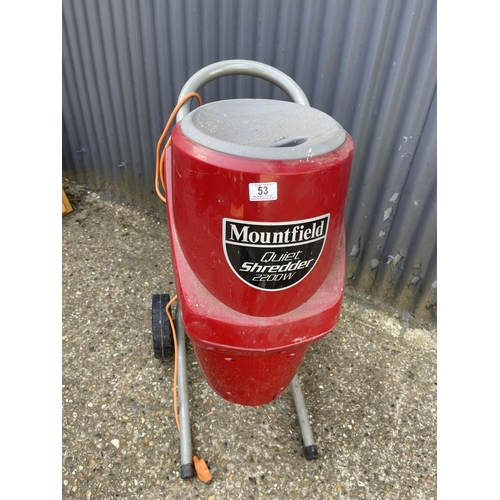 53 - Mountfield electric shredder