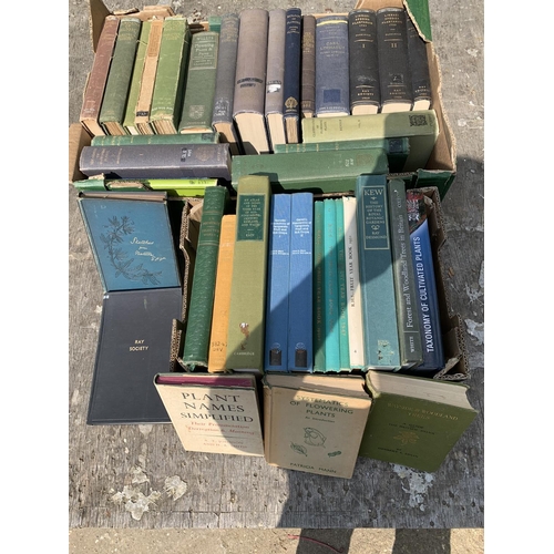 581 - 2 boxes of Horticultural and Botany books