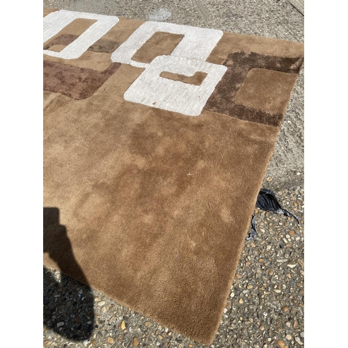 62 - Modern brown pattern rug from NATUZZI 240x170