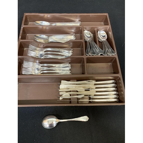 697 - 40 pieces Silver plated cutlery, German Maker Julius Kratz