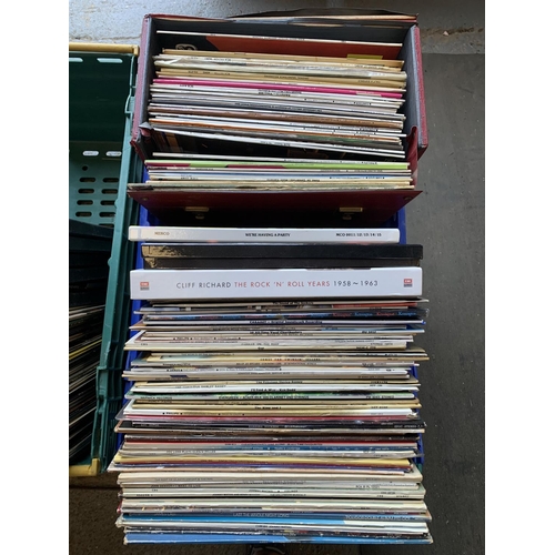 1053 - Two crates of assorted LP's (2 photos)